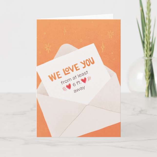 Carte d'encouragement à la pandémie de Coronavirus (Devant)