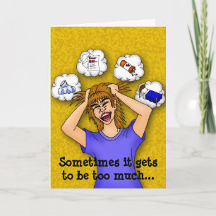 Carte d'encouragement aux aidants