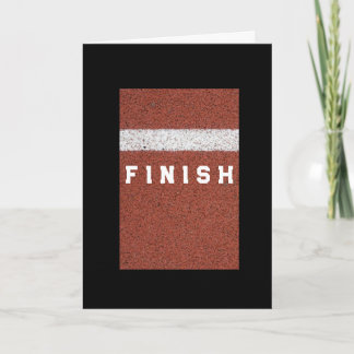 Carte d'encouragement de la ligne de finition Chem