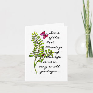 CARTE D'ENCOURAGEMENT DE PETITES BÉNÉFICES