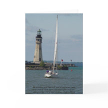 Carte d'encouragement et de soutien - Phare de Buf