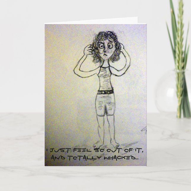 Carte d'encouragement pour les malades ou les canc (Devant)