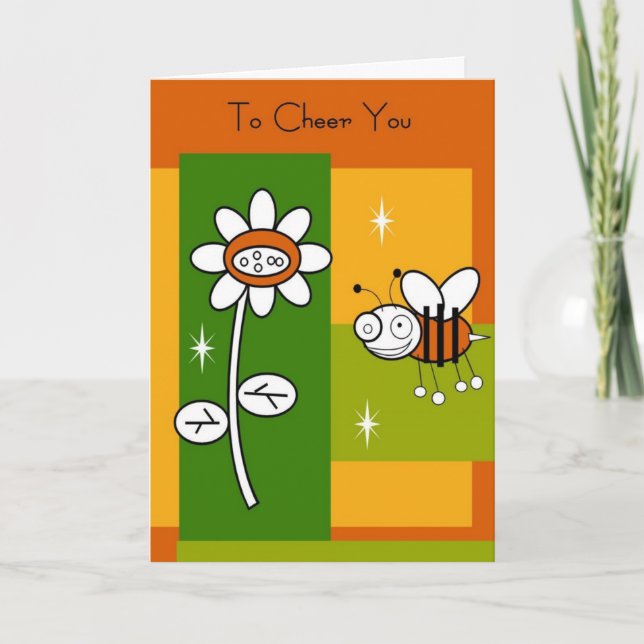 Carte d'encouragement "Pour vous encourager" (Devant)