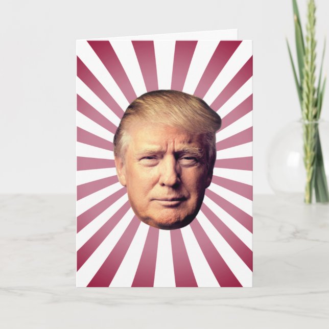 CARTE D'ENFANCE D'AMITIÉ DONALD TRUMP (Devant)