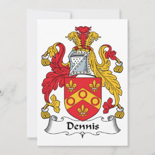 Carte Dennis Family Crest