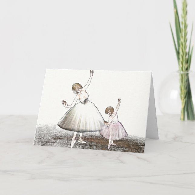 Carte d'enseignant de ballet (Devant)