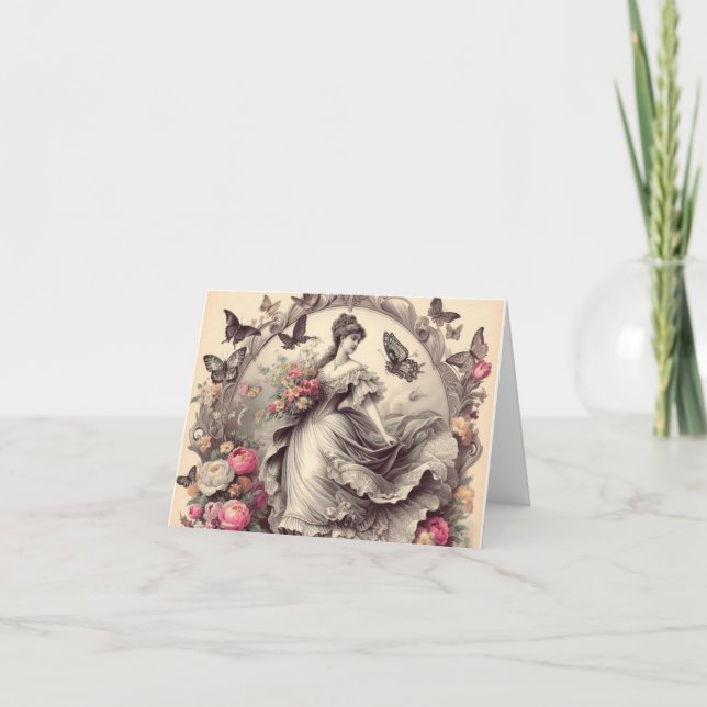 Carte Dentelle victorienne (Devant)