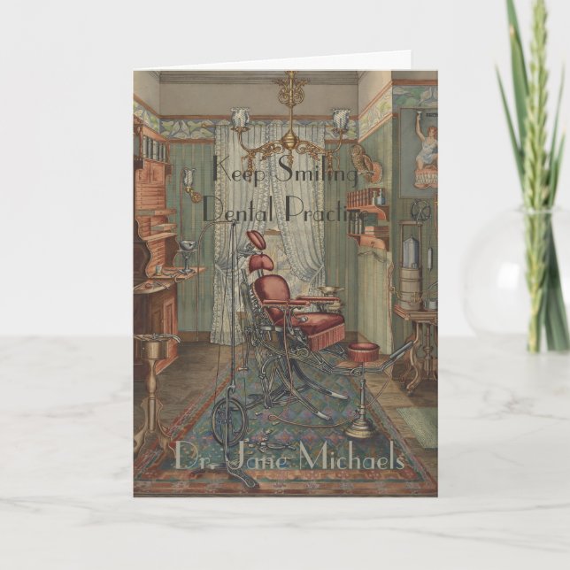 Carte Dential Practice Watercolor (Devant)