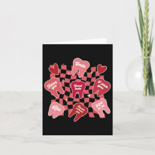 Carte Dentiste de la Saint-Valentin Hygiéniste dentaire 
