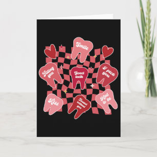 Carte Dentiste de la Saint-Valentin Hygiéniste dentaire 