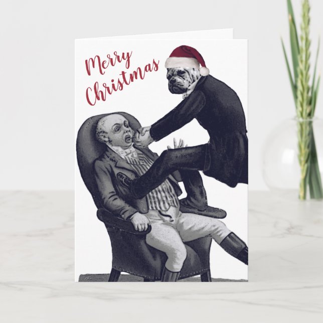 Carte Dentiste de Noël drôle (Devant)