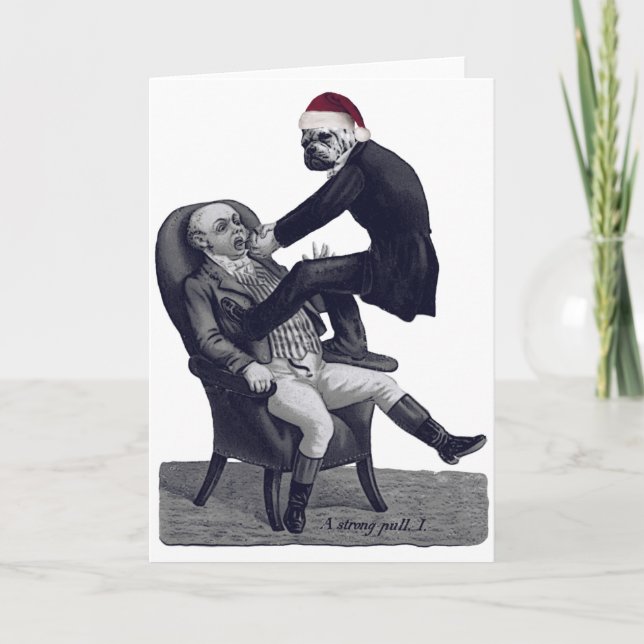 Carte Dentiste de Noël drôle (Devant)