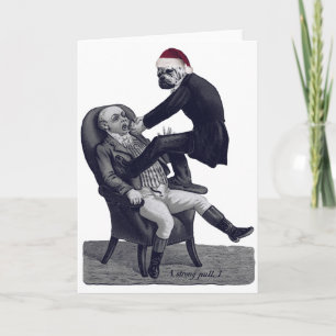 Carte Dentiste de Noël drôle