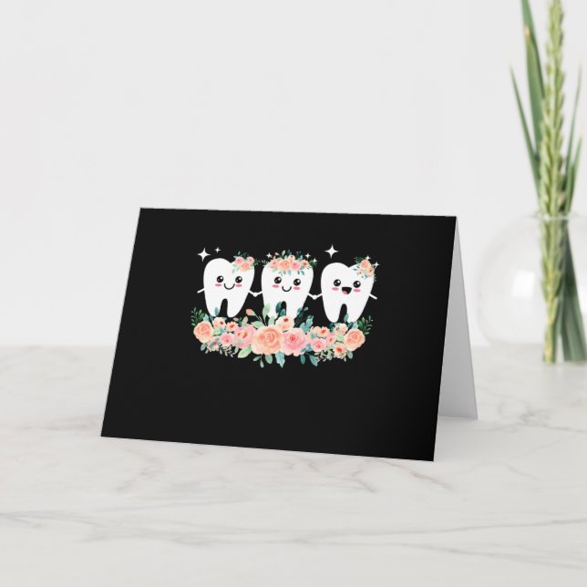 Carte Dentiste Dental Assistant Oral Hygiéniste Dent (Devant)
