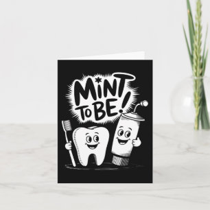 Carte Dentiste Drôle Saint-Valentin Menthe Pour Être Den