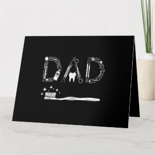 Carte Dentiste vintage Papa Père grand-père Fête des pèr