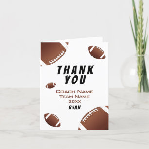 Carte d'entraîneur du Merci américain de football