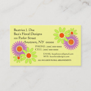 CARTE d'ENTREPRISE ARTISANALE de "CRAZY-DAZY