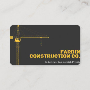 CARTE D'ENTREPRISE DE CONSTRUCTION.