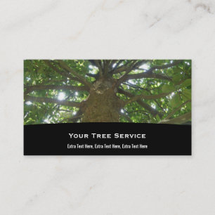 Carte d'entreprise de services d'arbre