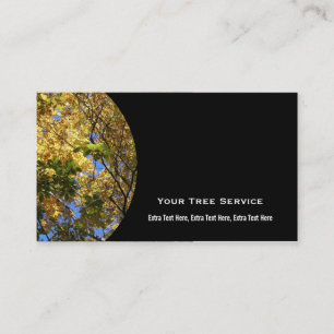 Carte d'entreprise de services d'arbre