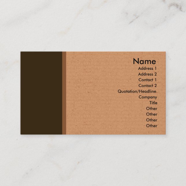 Carte d'entreprise de services de traduction (Devant)