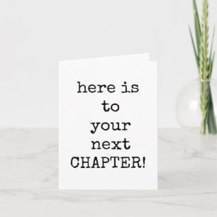 Carte Départ De Coworker, Chapitre Suivant, Adieu, Bonne