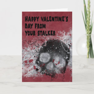 Carte déplaisante de Saint-Valentin de rôdeur