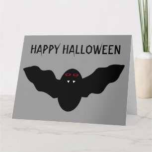 Carte déplaisante Halloween Vampire Bat personnali