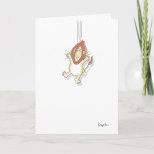 CARTE DÉPOSEZ-VOUS UN LION