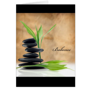 Carte d'équilibre de zen