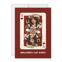 Carte Dernier Rodeo Midwest Queen of Hearts person