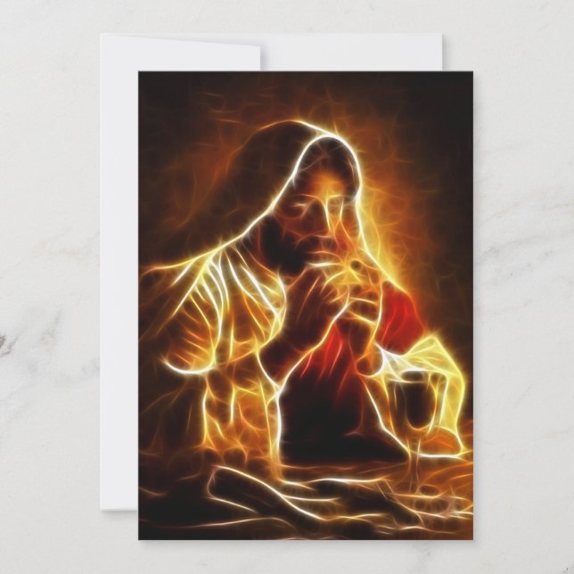 Carte Dernière Cène Jésus-Christ (Devant)