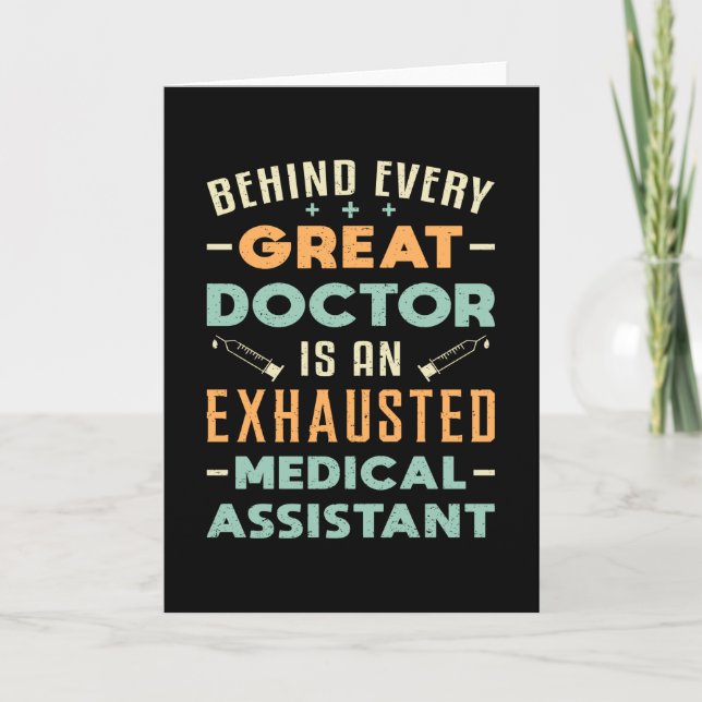Carte Derrière chaque grand docteur assistant Médicale d (Devant)