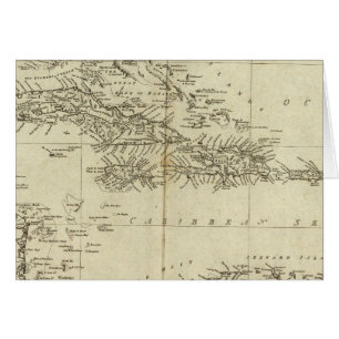 Carte des Antilles