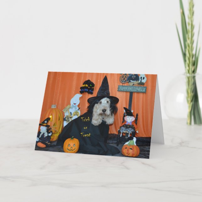 Carte Des bonbons ou un sort de Halloween (Devant)