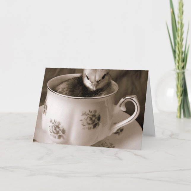 Carte Des bottes dans un Teacup (Devant)