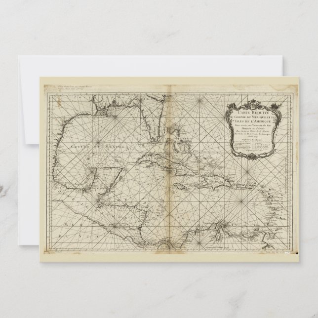 Carte des Caraïbes (1749) (Devant)