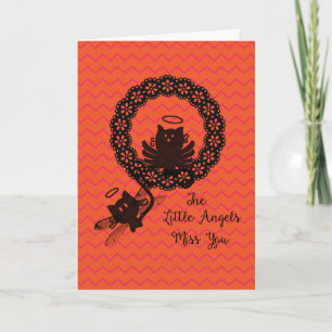 Carte des chats pendant leur absence à l'universit