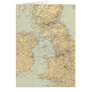 Carte des chemins de fer des îles britanniques