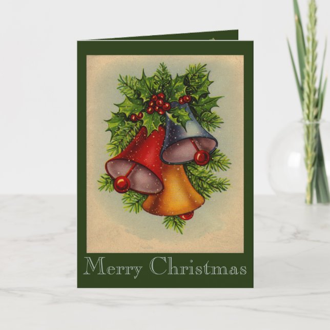 Carte des cloches de Noël (Devant)