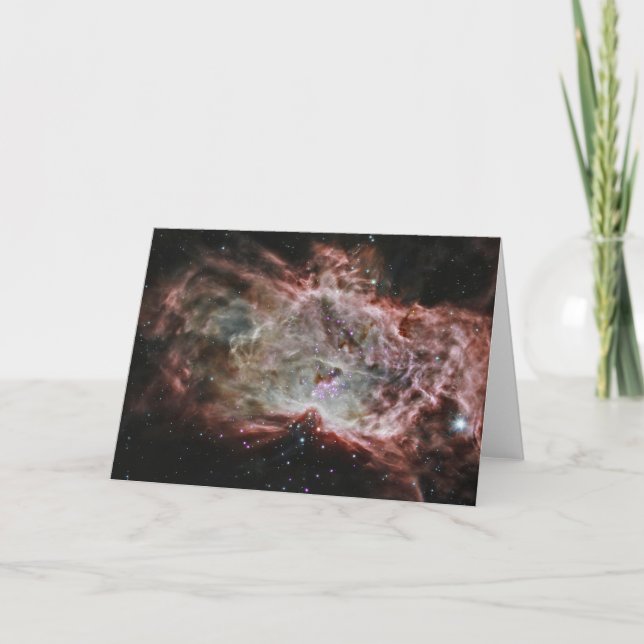 Carte Des Clusters Étoiles Au Centre De La Nebula De Fla (Devant)