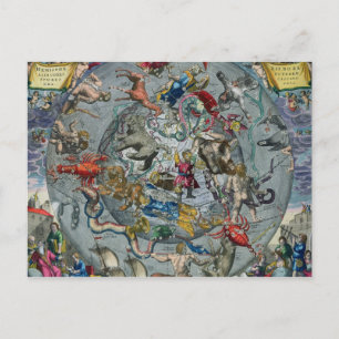 Carte des constellations du Nord