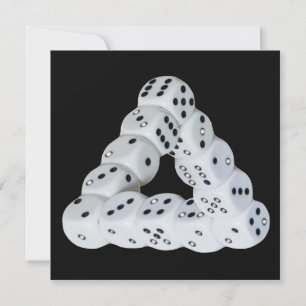 Carte Dés d'illusion optique