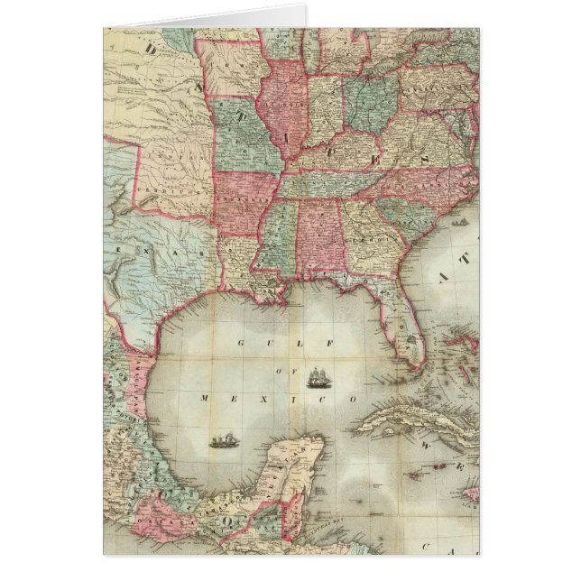 Carte Des États-Unis D'Amérique (Devant)