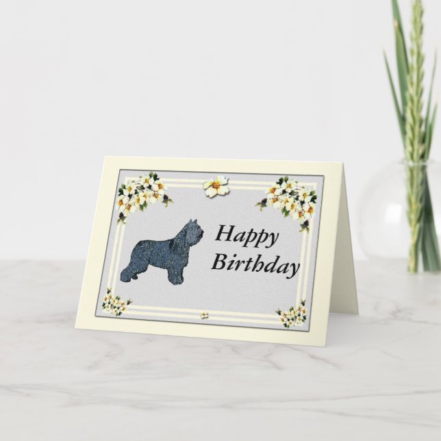 Carte DES Flandres - anniversaire de Bouvier (Devant)