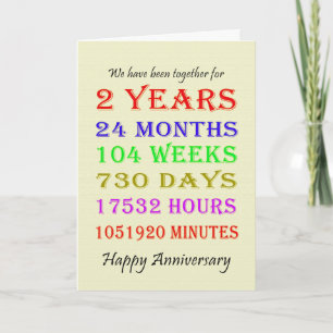 Carte des jalons du 2e anniversaire