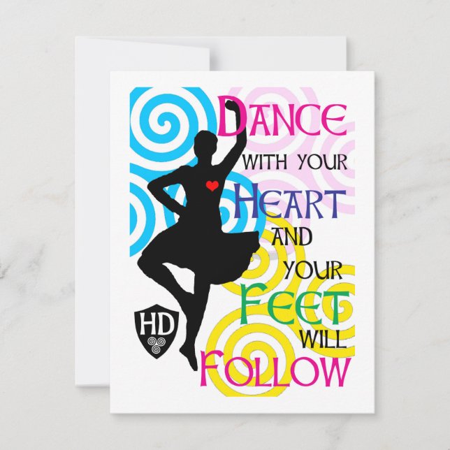 Carte des montagnes de danseur (Devant)