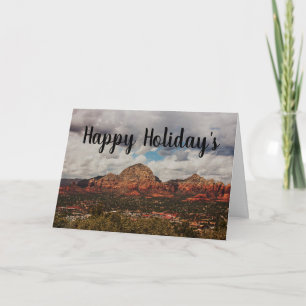 Carte Des nuages comme ils roulent dans Sedona Happy Hol