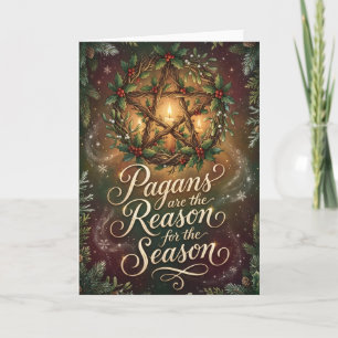 Carte Des païens illustrés sont la raison de la saison